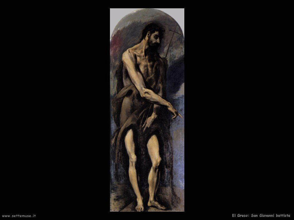 El Greco san giovanni battista