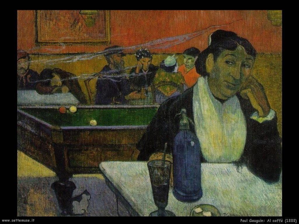 Paul Gauguin al caffè 1888