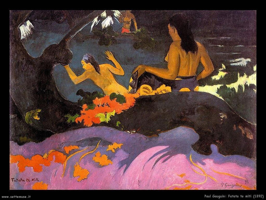 Paul Gauguin fatata te miti 1892