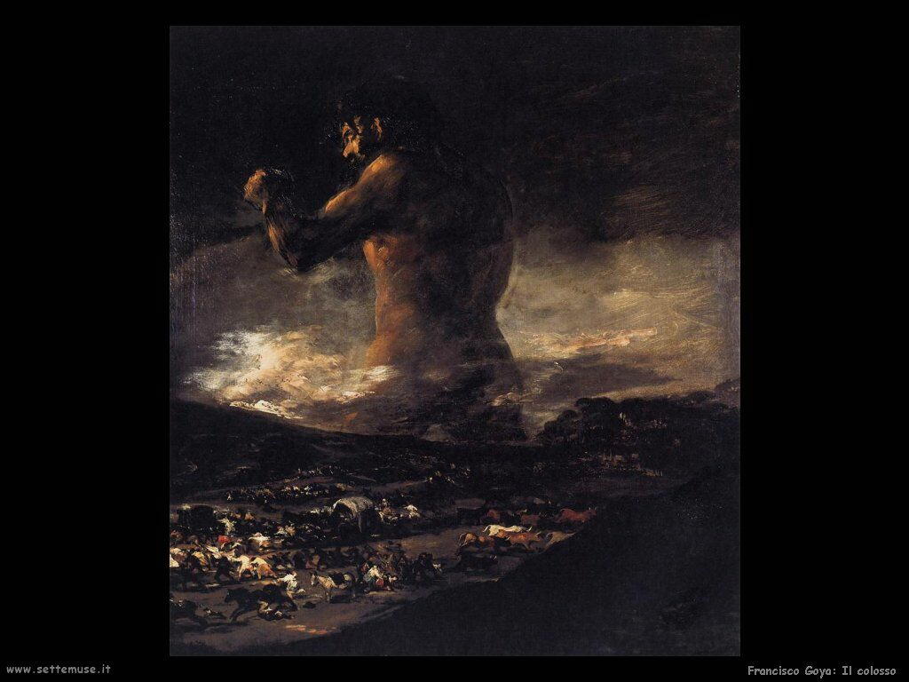 Francisco de Goya il colosso