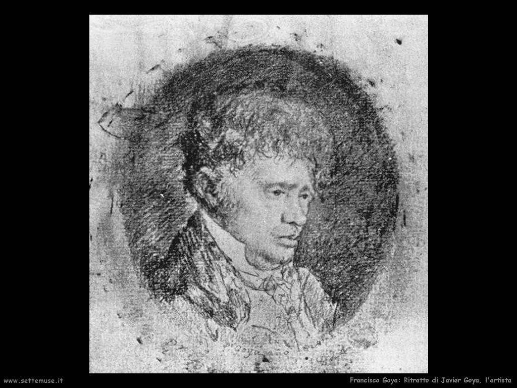 Francisco de Goya ritratto di javier goya the artist