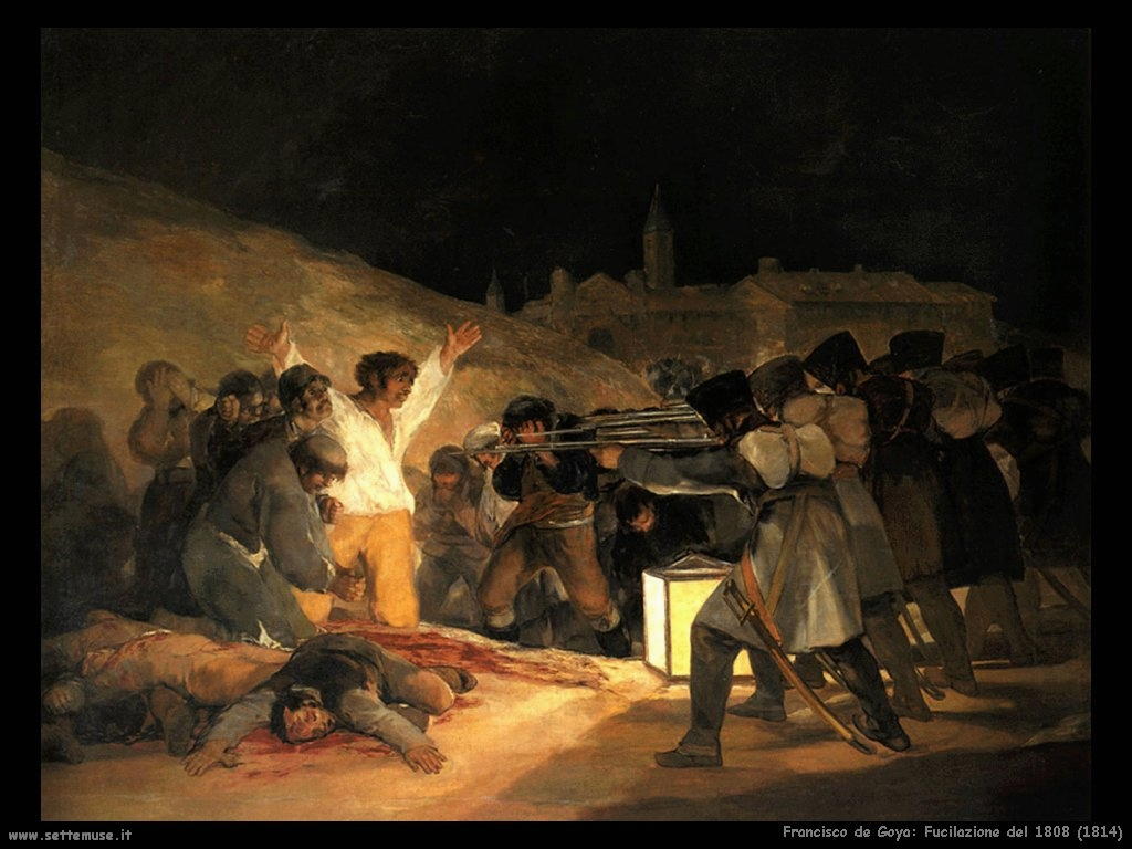 Francisco de Goya fucilazione del 1808 1814