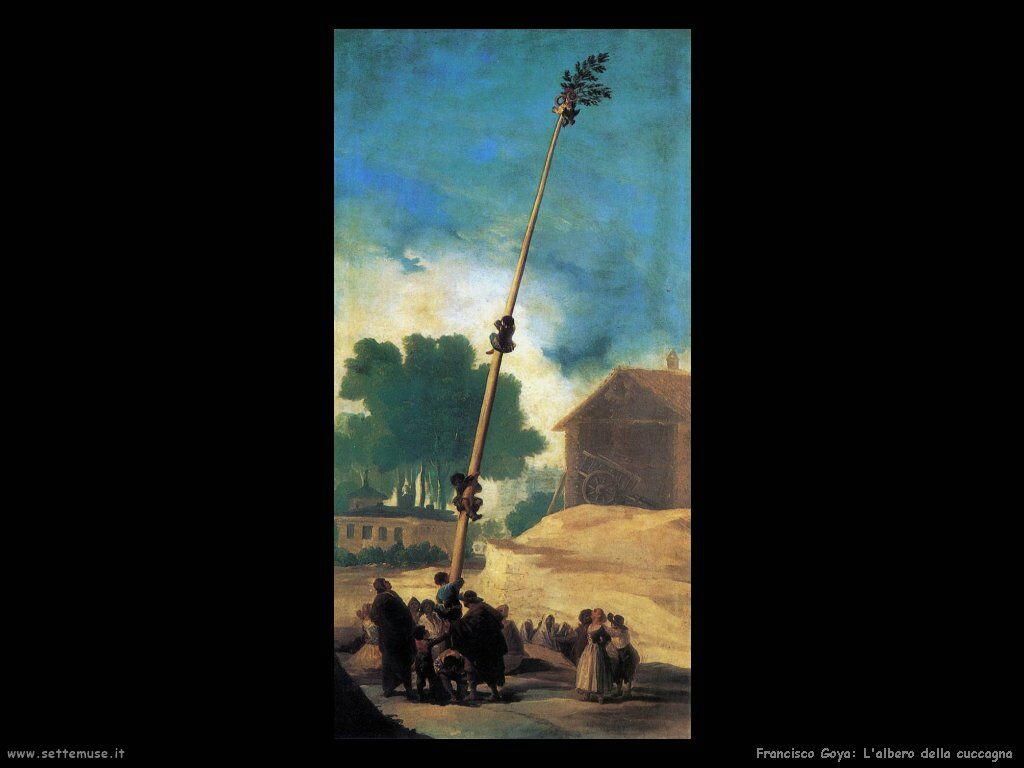 Francisco de Goya albero della cuccagna