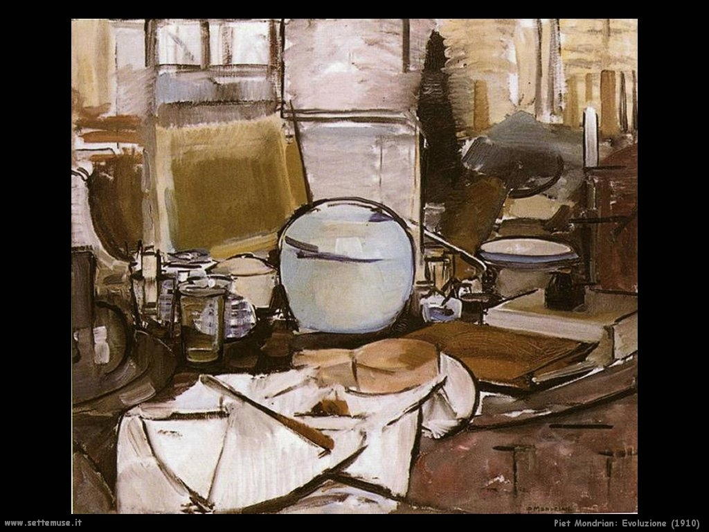 Piet Mondrian_evoluzione_1910