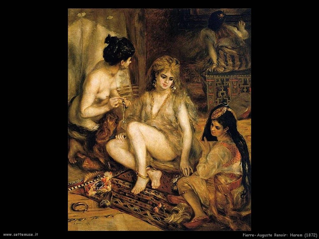 1872harem Pierre-Auguste Renoir 
