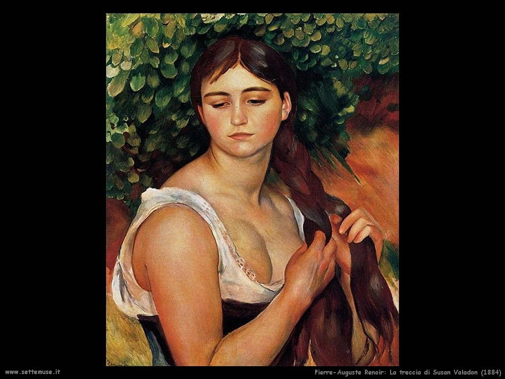 Pierre-Auguste Renoir_la_treccia_susan_valadon