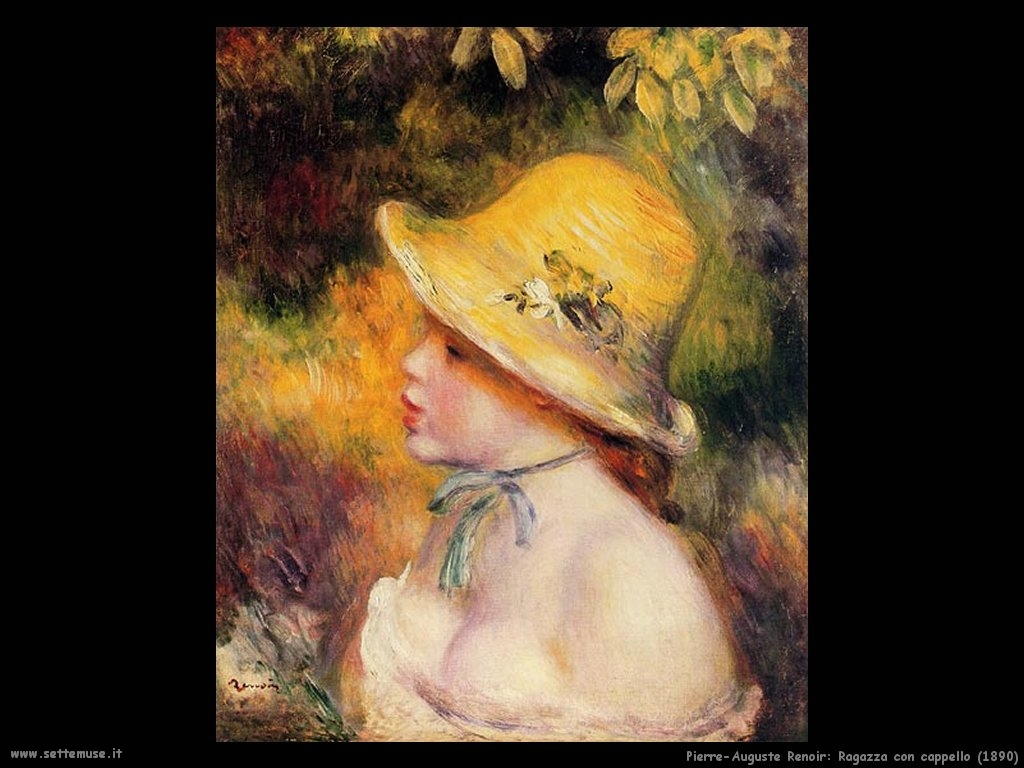Pierre-Auguste Renoir_ragazza_con_cappello