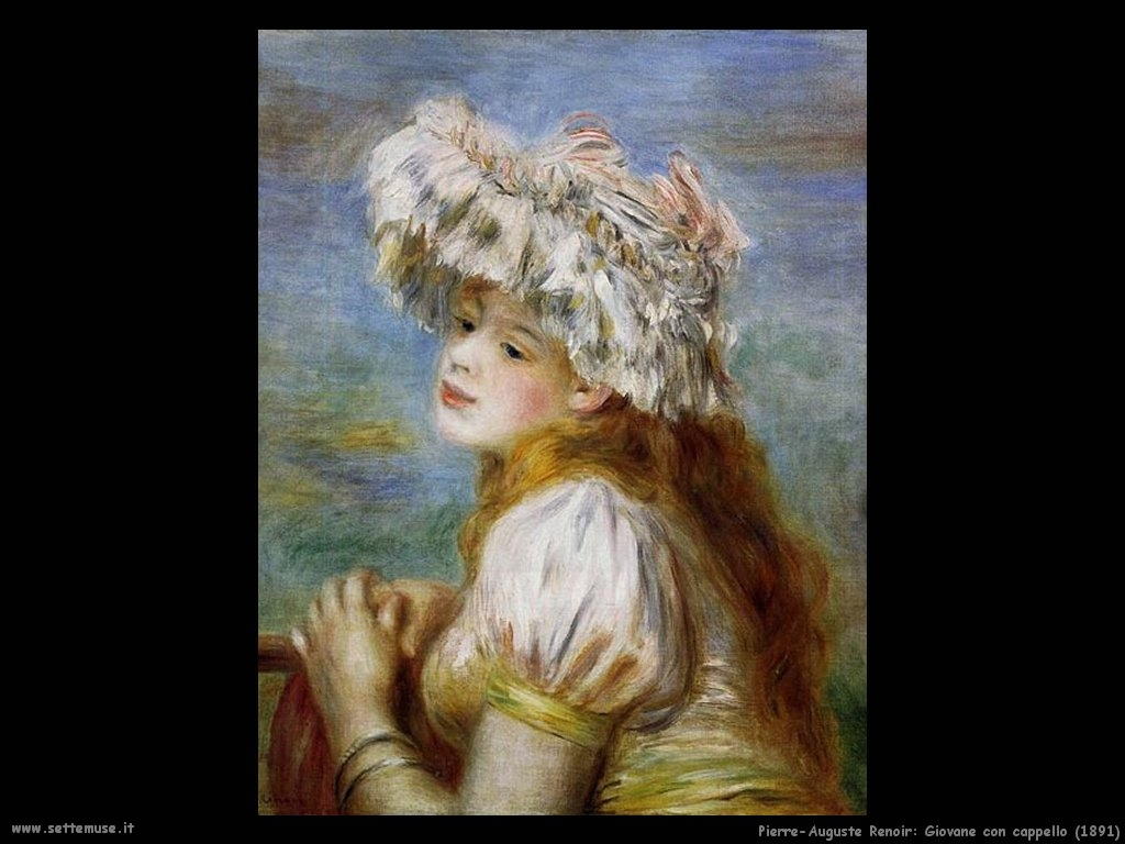 Pierre-Auguste Renoir_giovane_con_cappello