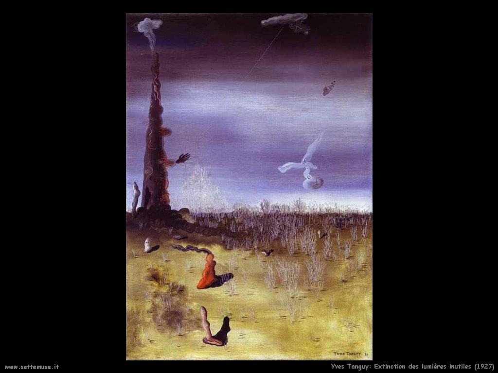 yves_tanguy_Le luci non necessarie (1927)
