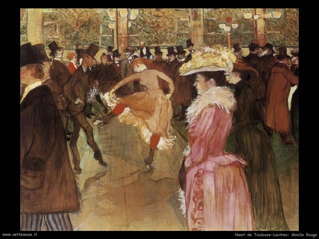 Toulouse Lautrec biografia e dipinti moulin rouge