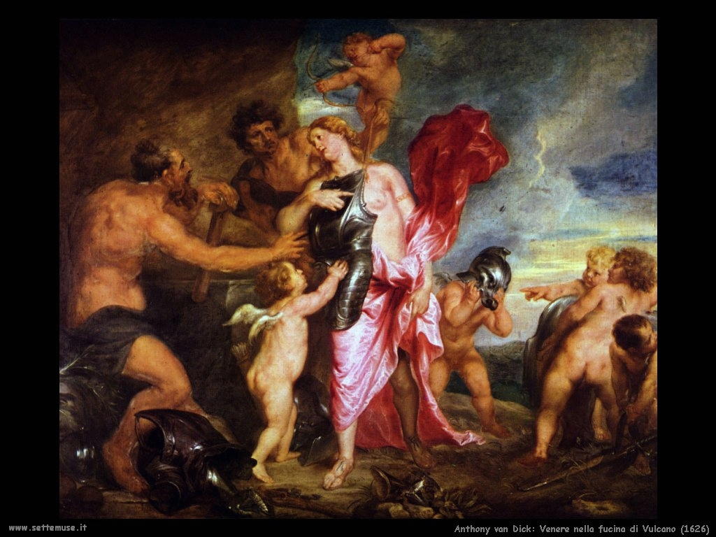 Anthony Van Dyck_005, Venere nella fucina di Vulcano 1626 