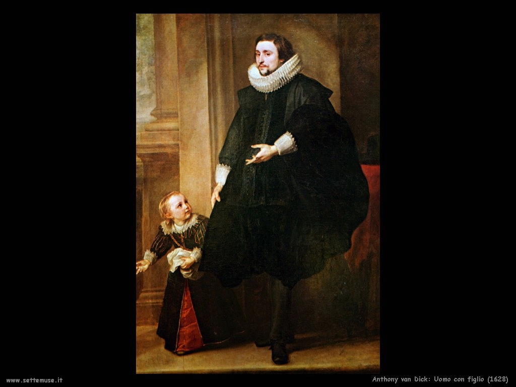 Anthony van Dyck_uomo_con_figlio_1628