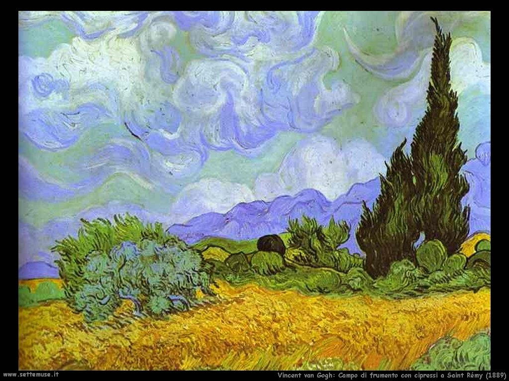 Vincent van Gogh_campo_di_frumento_con_cipressi_saint_rémy_1889