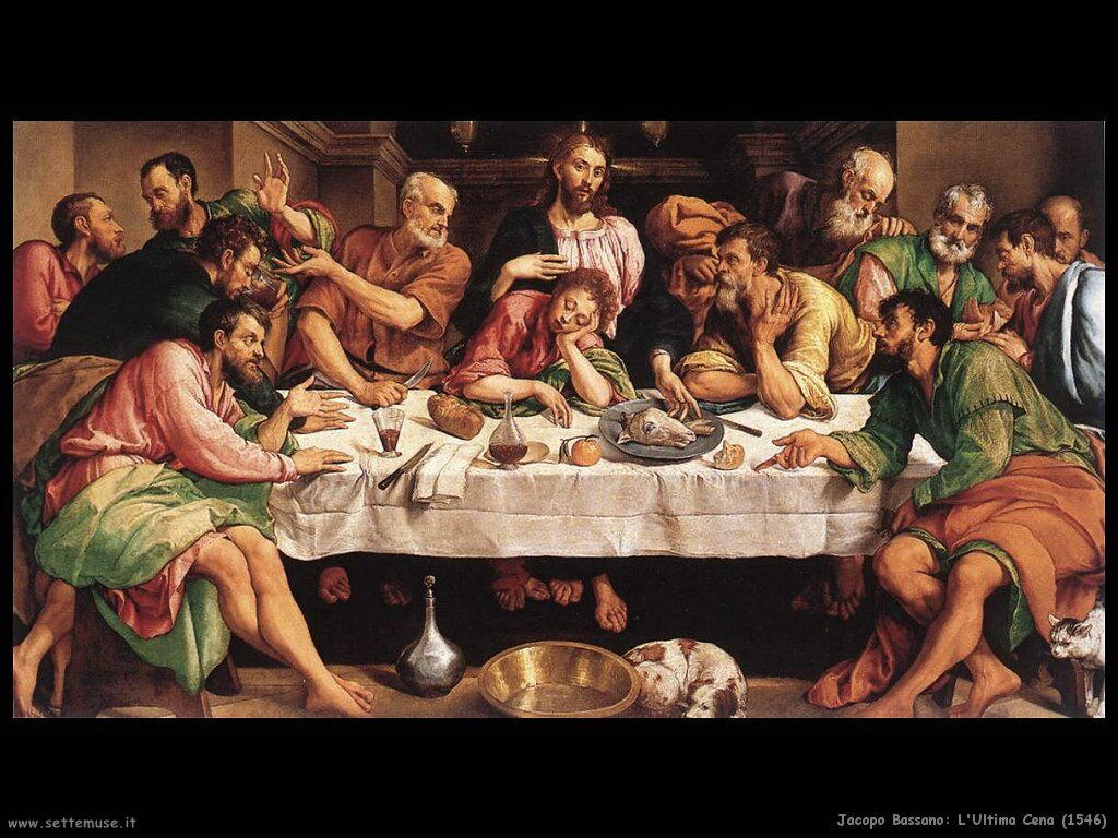 jacopo bassano L'Ultima Cena (1546)