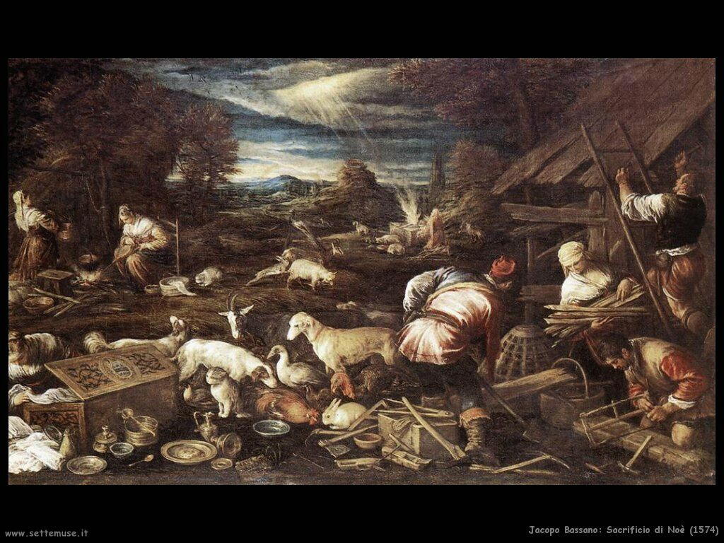 Sacrificio di Noè (1574)