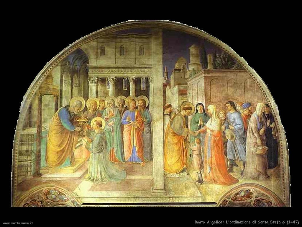 Beato Angelico Ordinazione di Santo Stefano (1447)