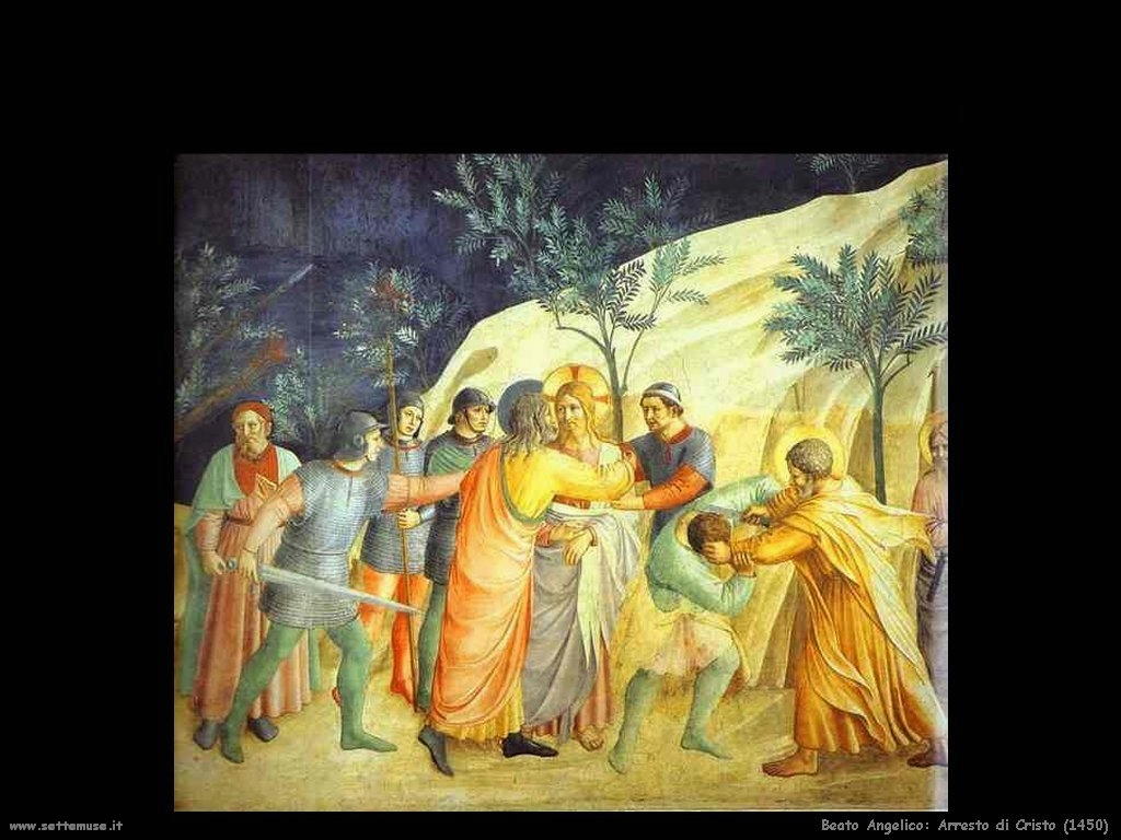 Beato Angelico Arresto di Cristo (1450)