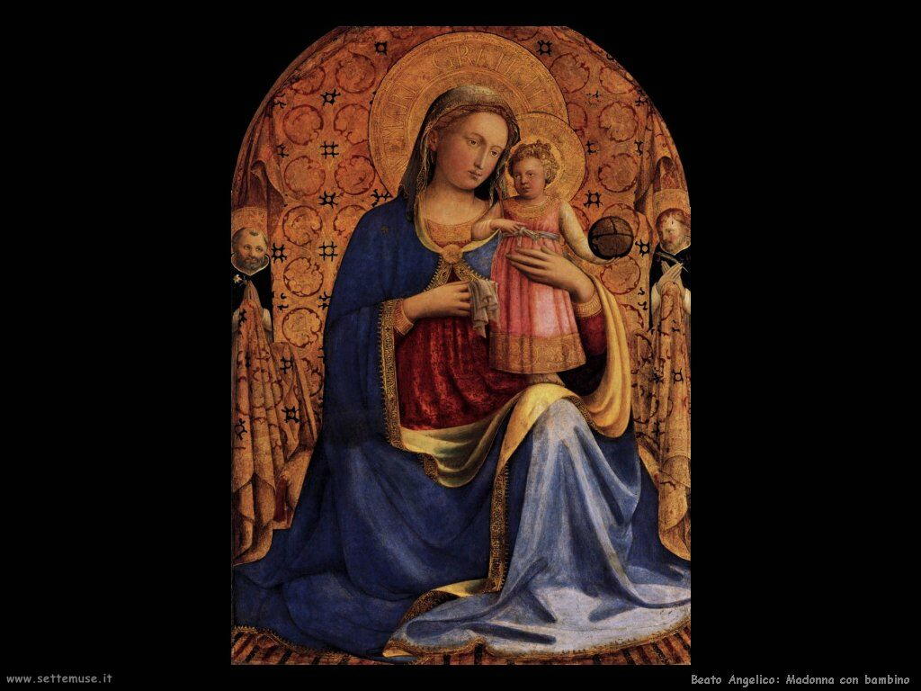 Beato Angelico Madonna con bambino