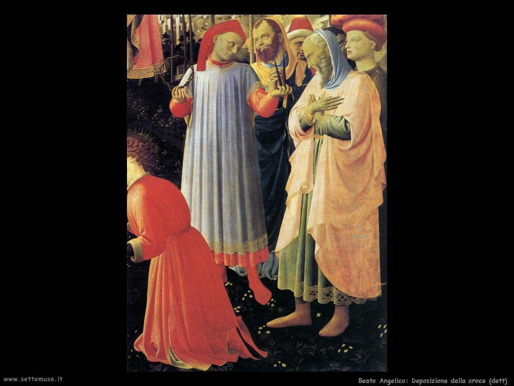 Beato Angelico Deposizione dalla croce (dett)