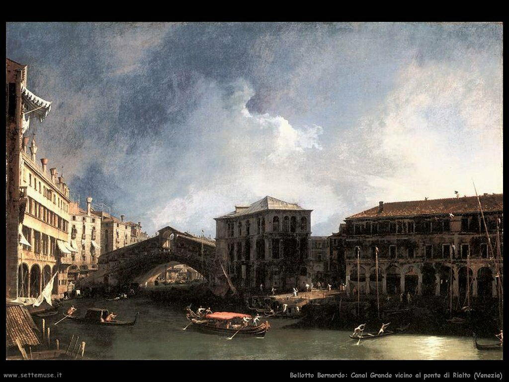 Canal Grande vicino al ponte di Rialto Venezia