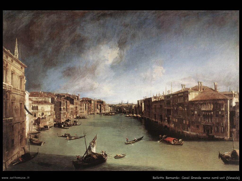 bellotto bernardo Canal Grande nord est Venezia