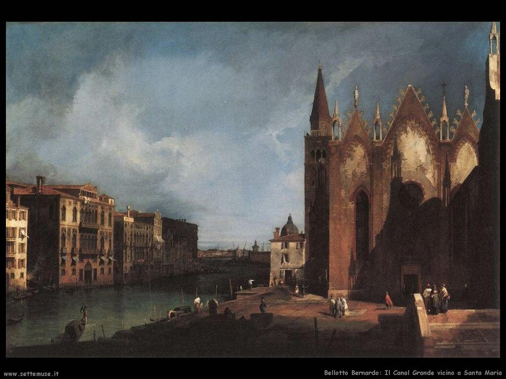 Canal Grande vicino a santa Maria Venezia