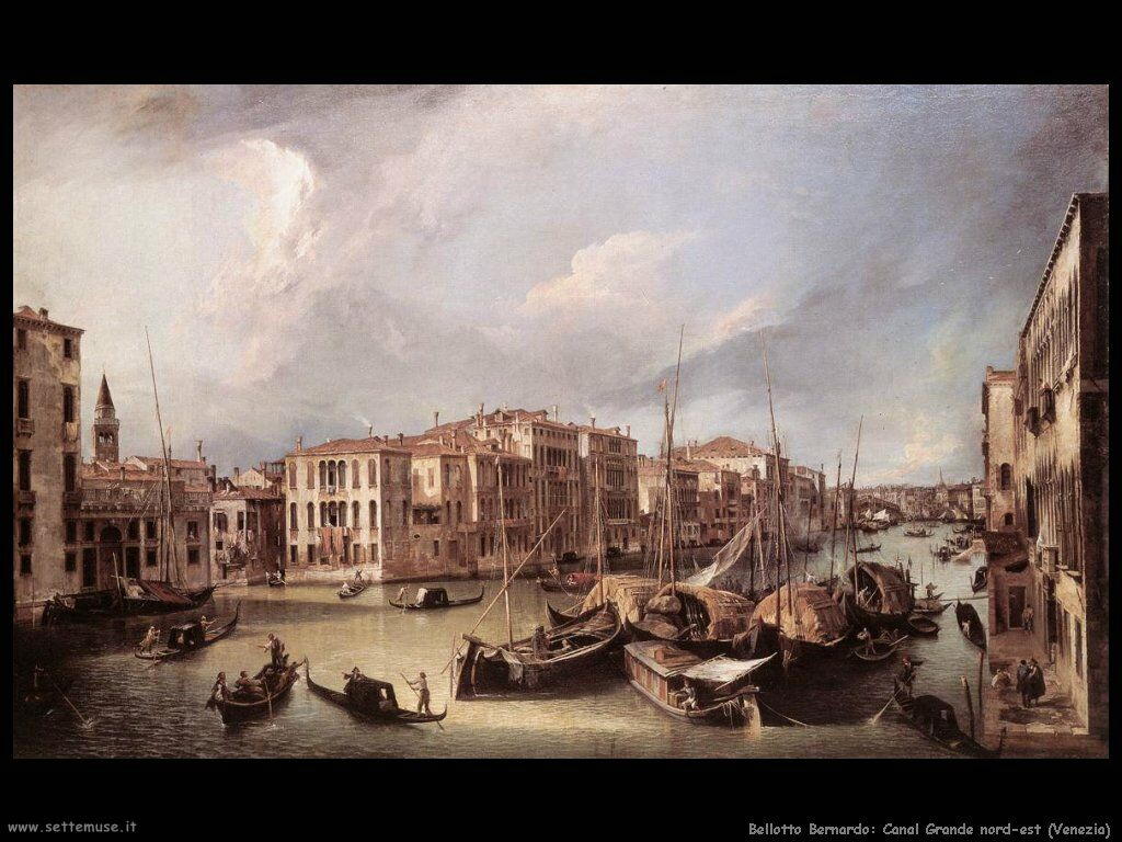 bellotto bernardo Canal Grande verso nord est Venezia