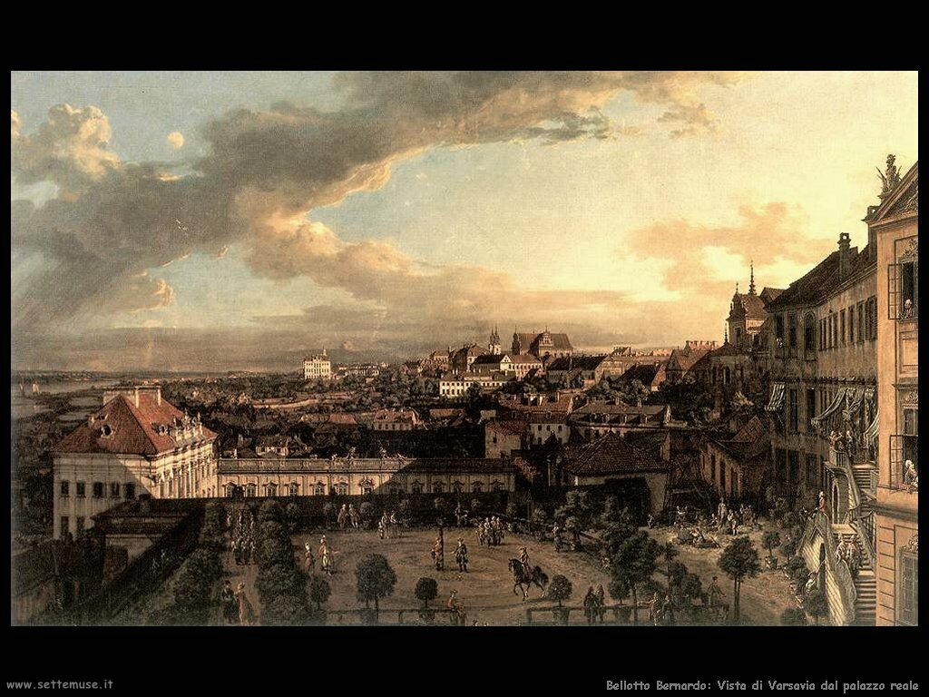 Varsavia, vista dal palazzo reale