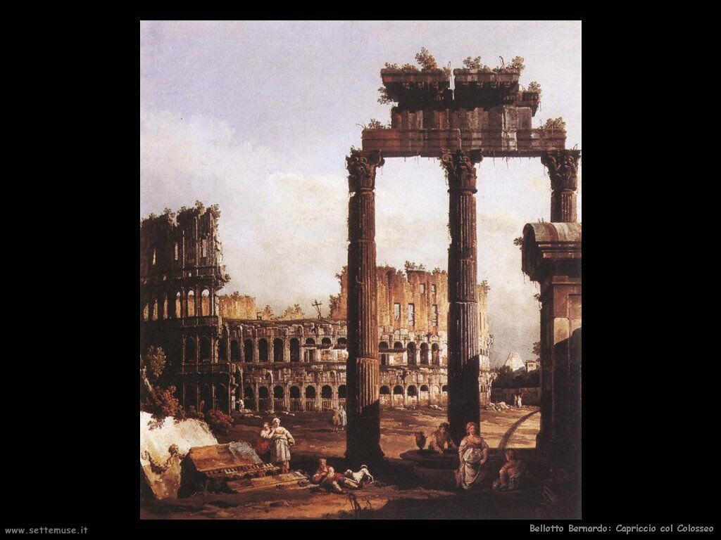 Capriccio col Colosseo Roma