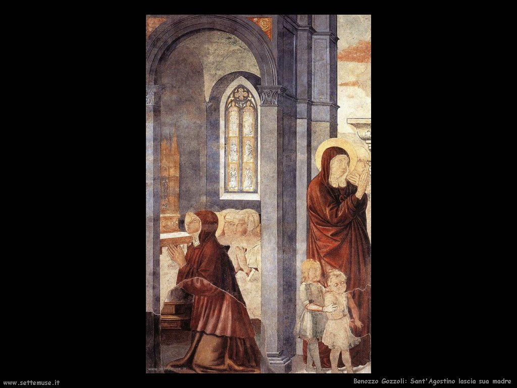 Sant'Agostino lascia sua madre