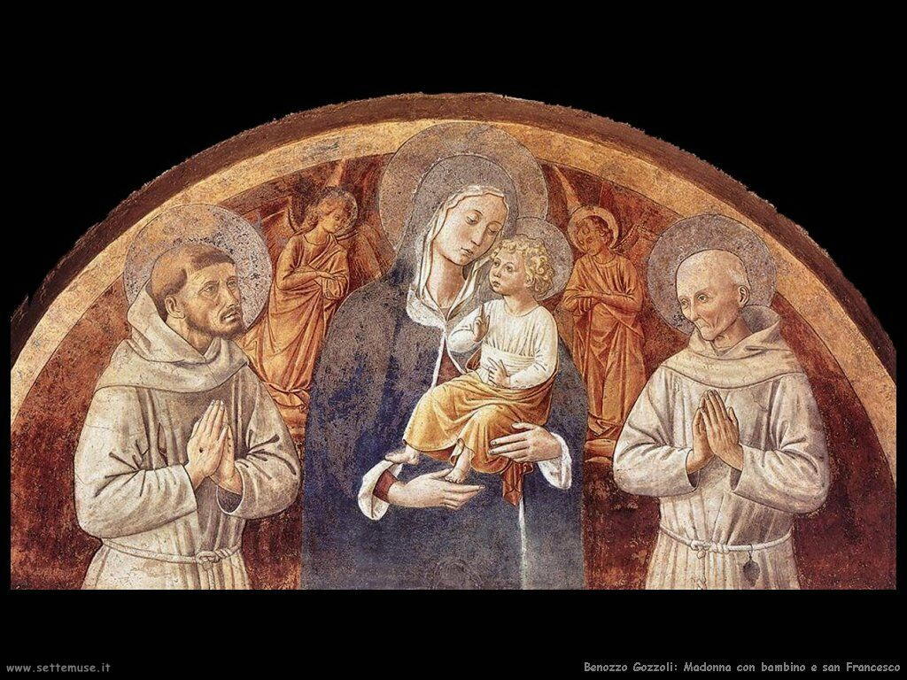 Madonna con bambino e san Francesco