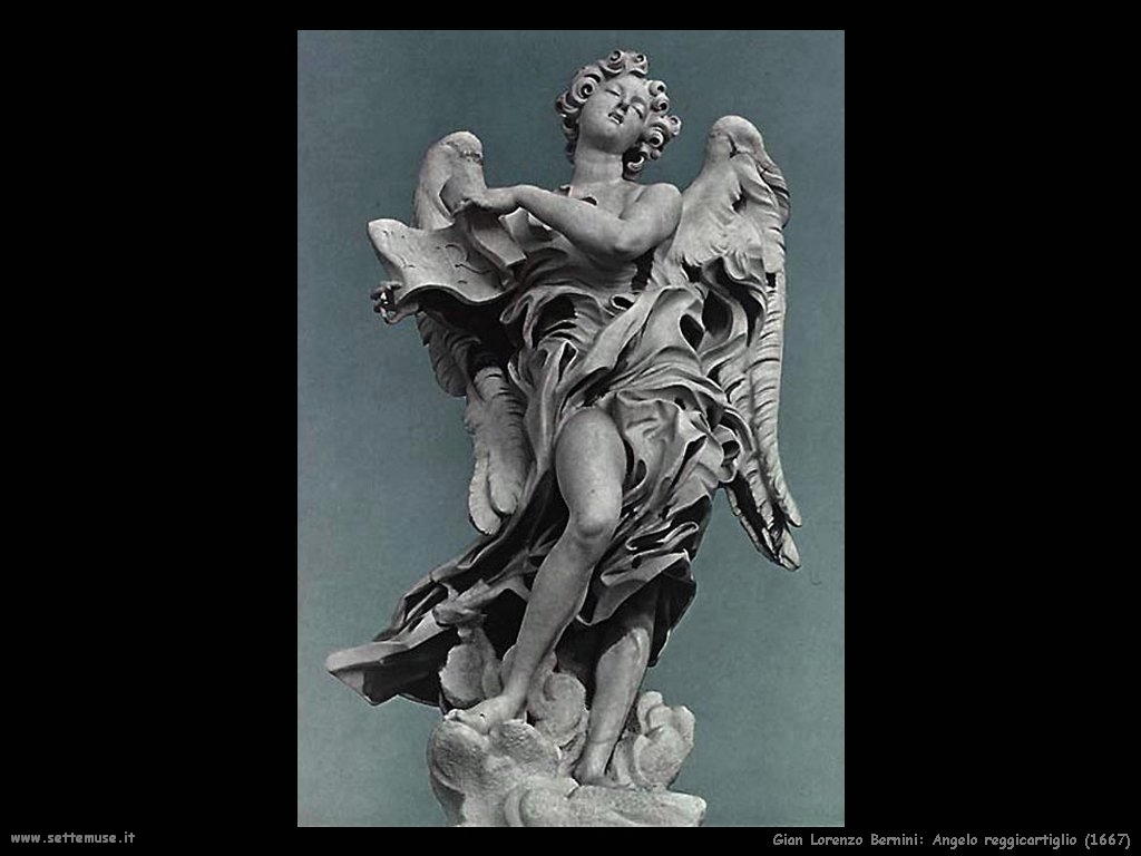 Angelo reggi cartiglio (1667) Gian Lorenzo Bernini