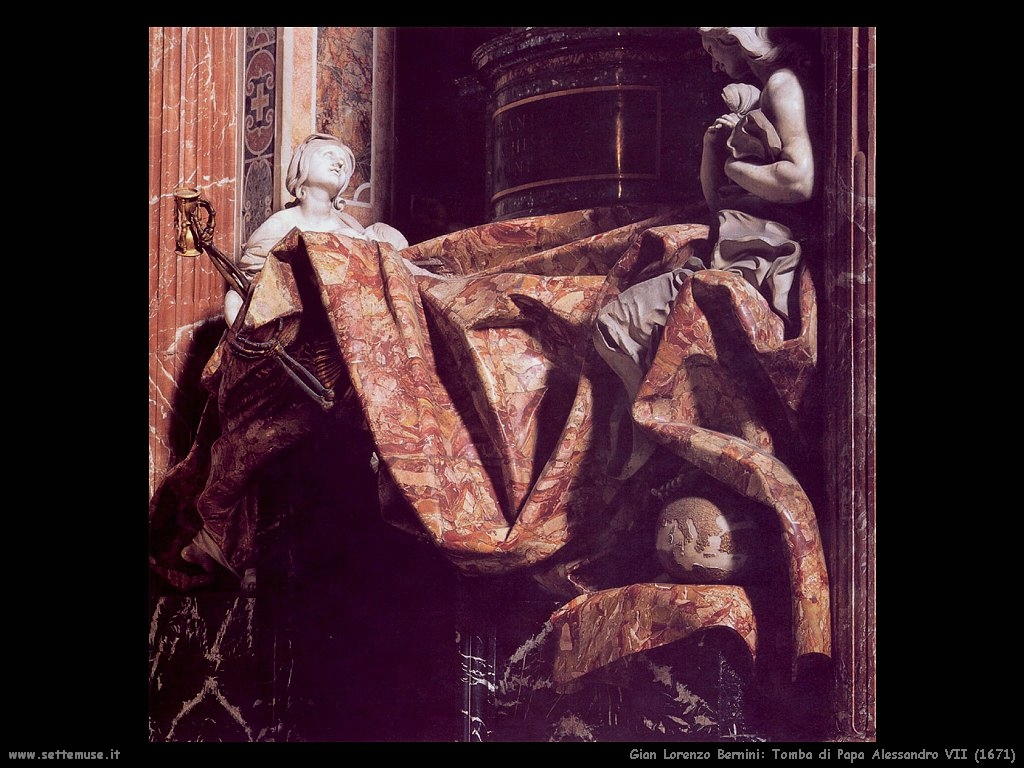 Tomba di papa Alessandro VII   (1671) Gian Lorenzo Bernini