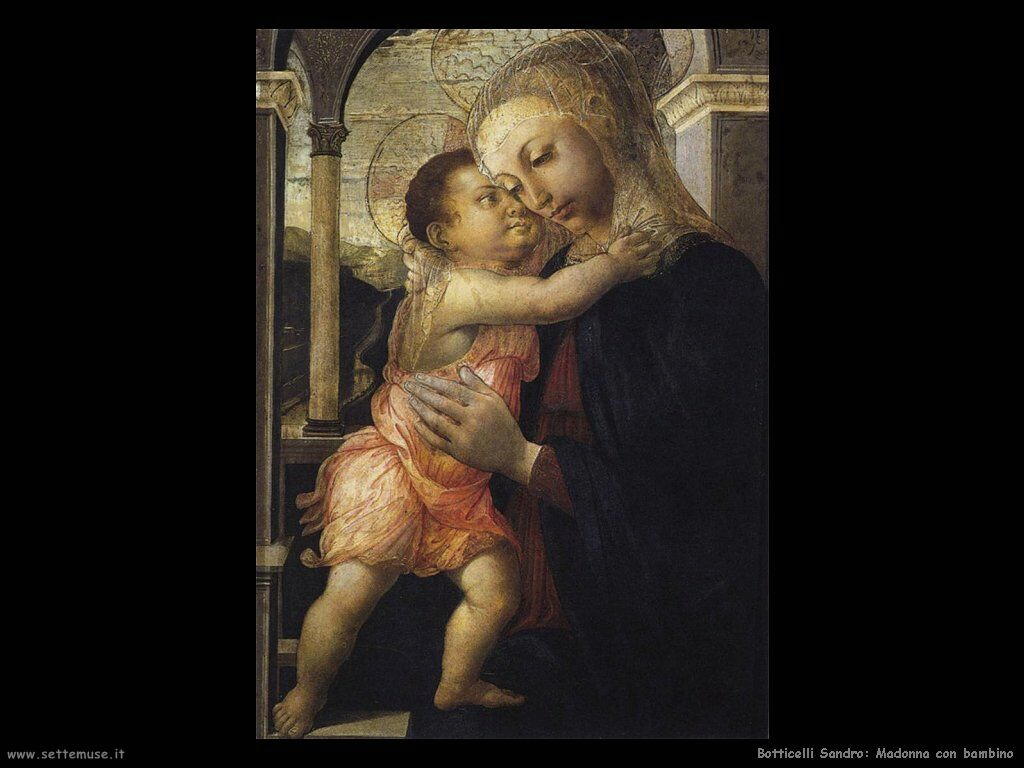 Sandro Botticelli Madonna con bambino