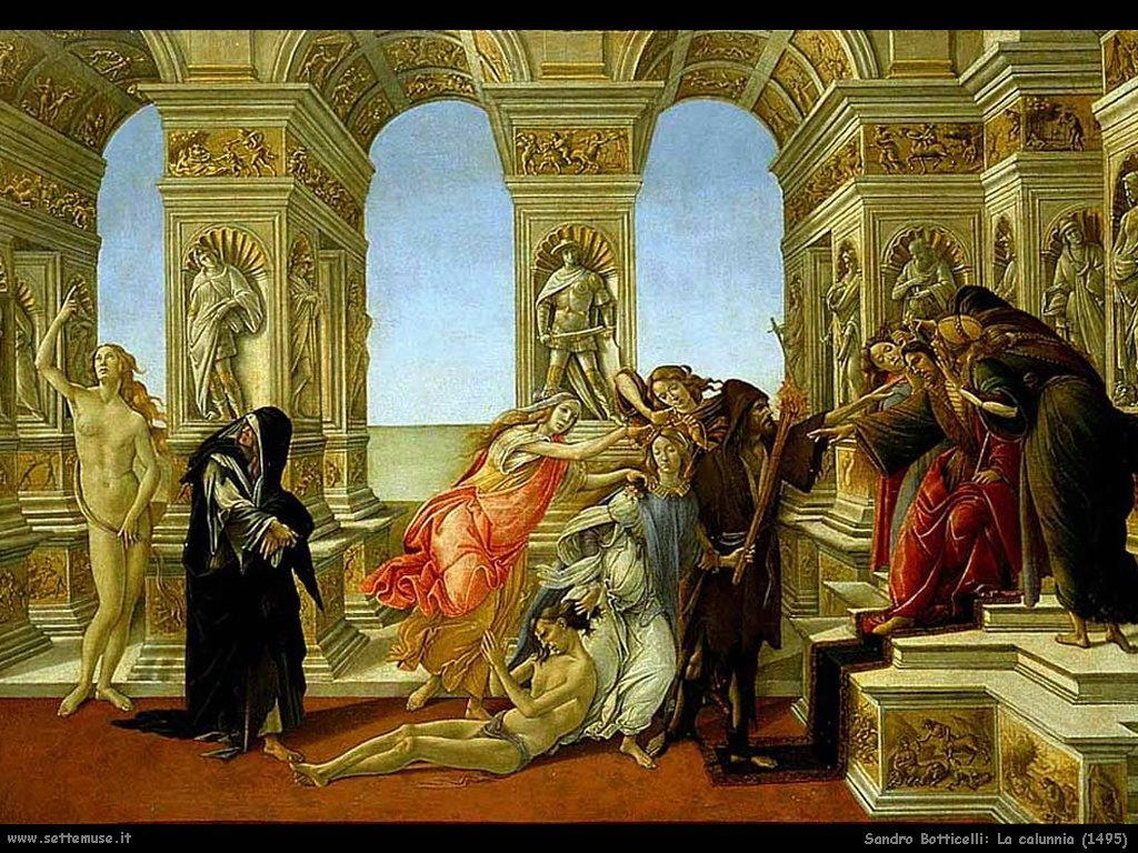 Sandro Botticelli La calunnia (1495)