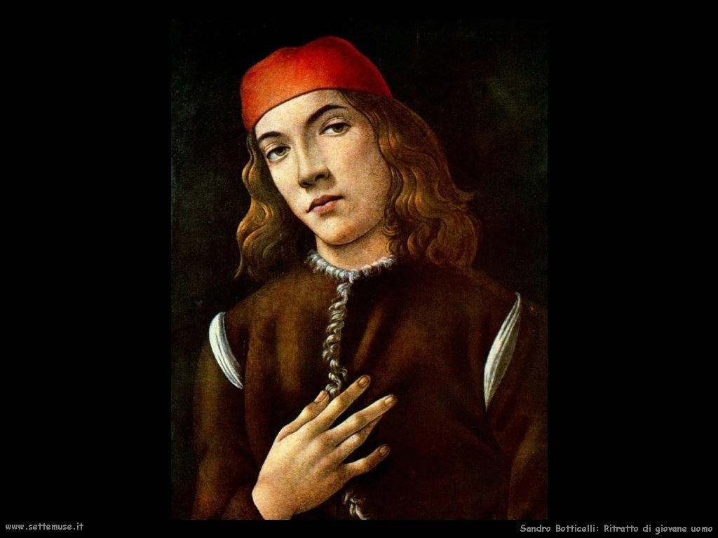 Sandro Botticelli Ritratto di un giovane uomo