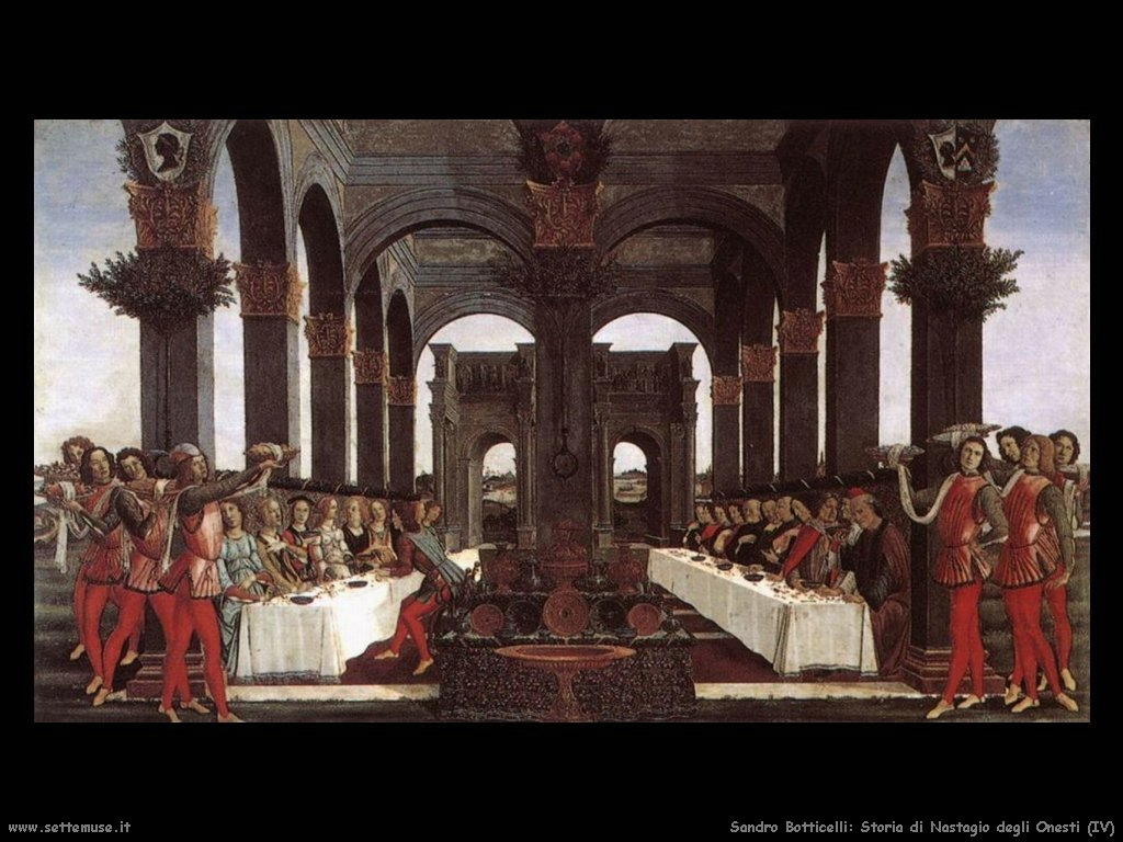 Sandro Botticelli Storia di Nastagio degli Onesti (4)