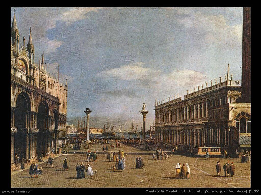 La piazzetta (1735) Venezia pzza San Marco
