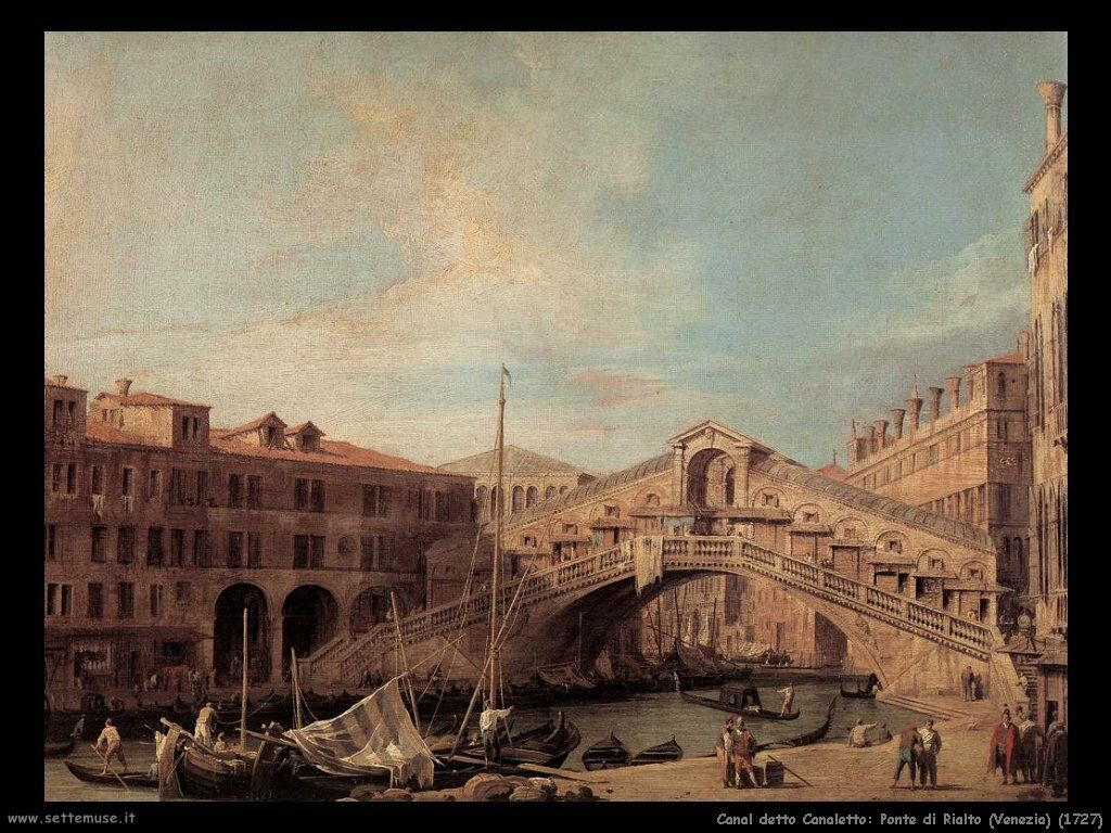 Ponte di Rialto Venezia (1727)