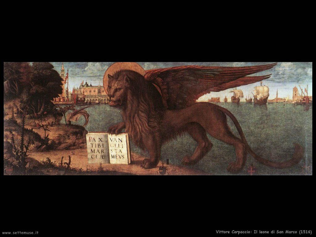 carpaccio Il Leone di San Marco (1516)