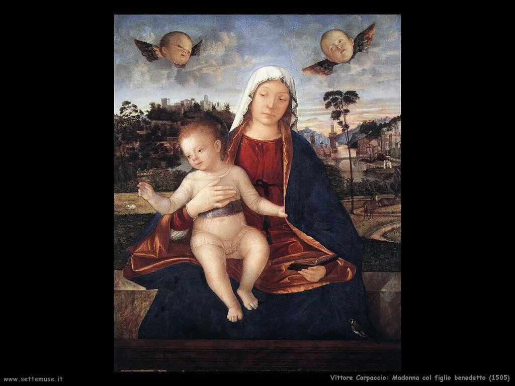 carpaccio Madonna col figlio benedetto (1505)