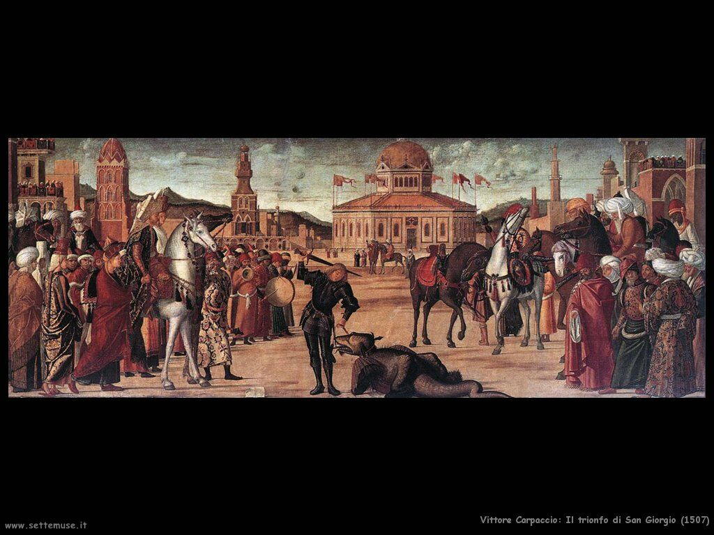 carpaccio Il trionfo di San Giorgio (1507)