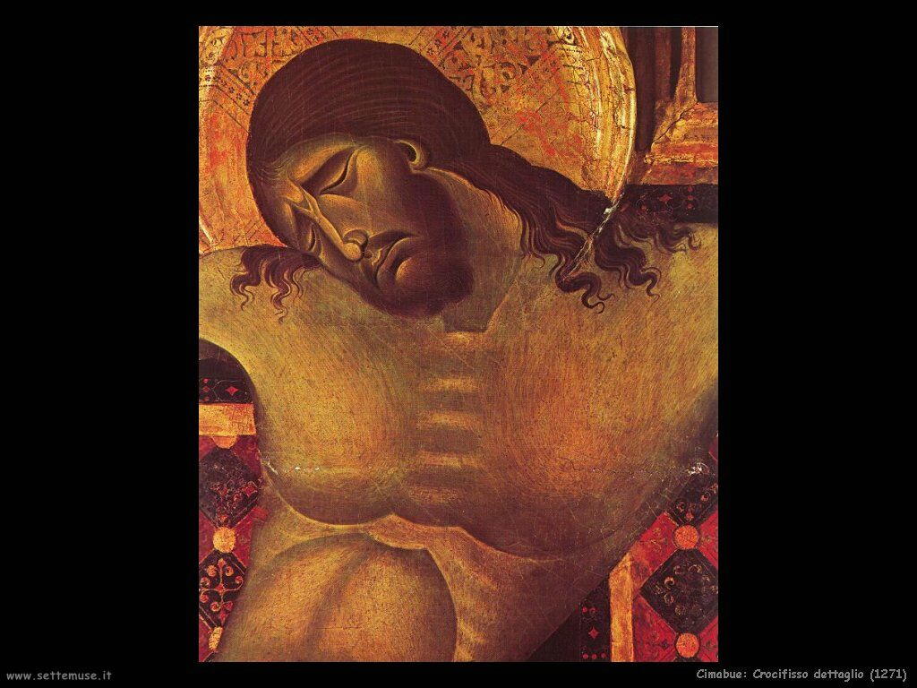 Cimabue Giovanni Crocifisso (dettaglio) (1271)