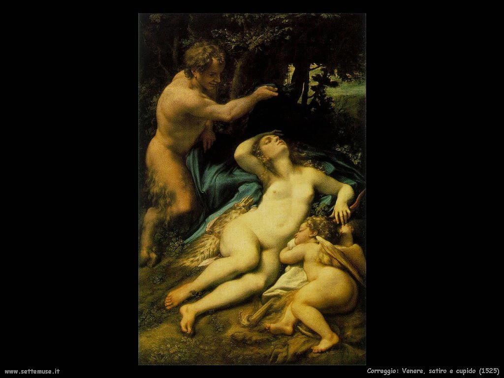 Venere con Satiro e Cupido (1525)