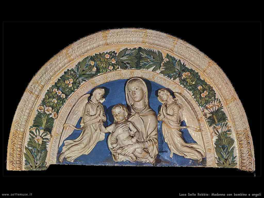 Madonna con bambino  e angeli