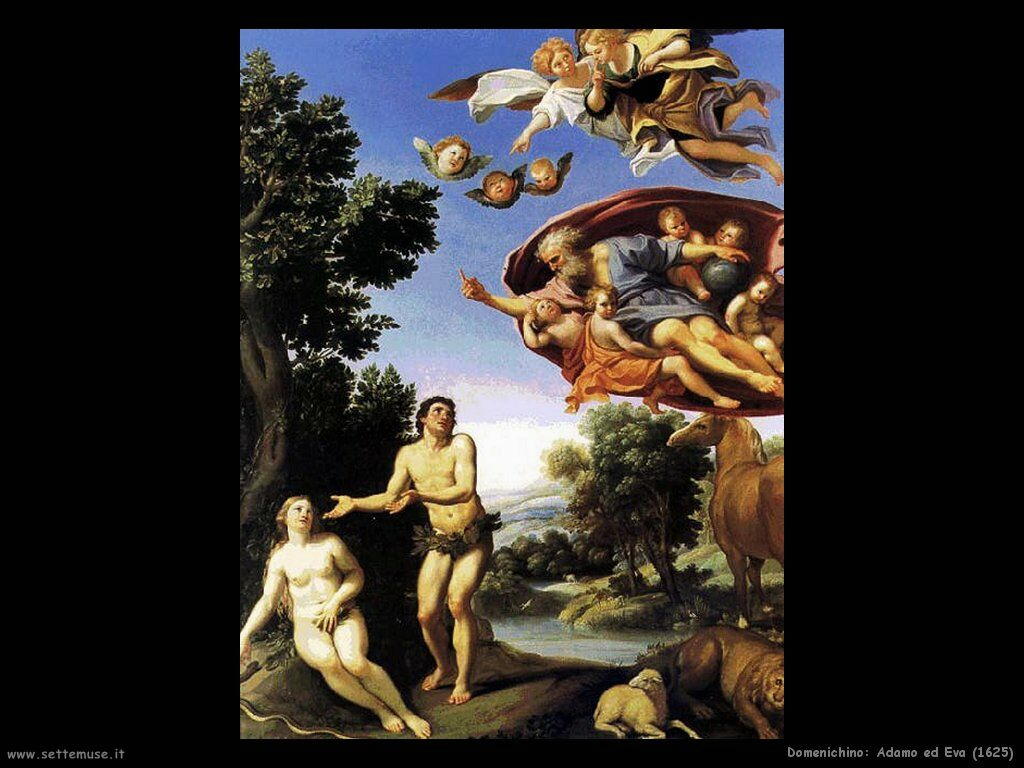 domenichino Adamo ed Eva (1625)