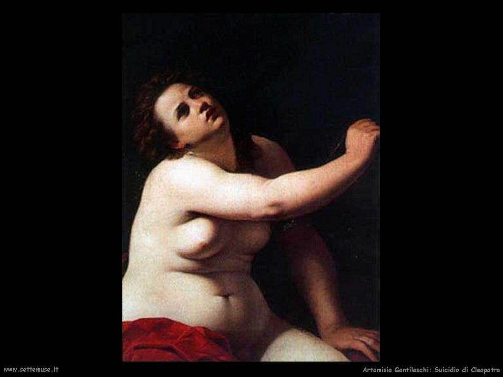Artemisia Gentileschi Suicidio di Cleopatra (1620)