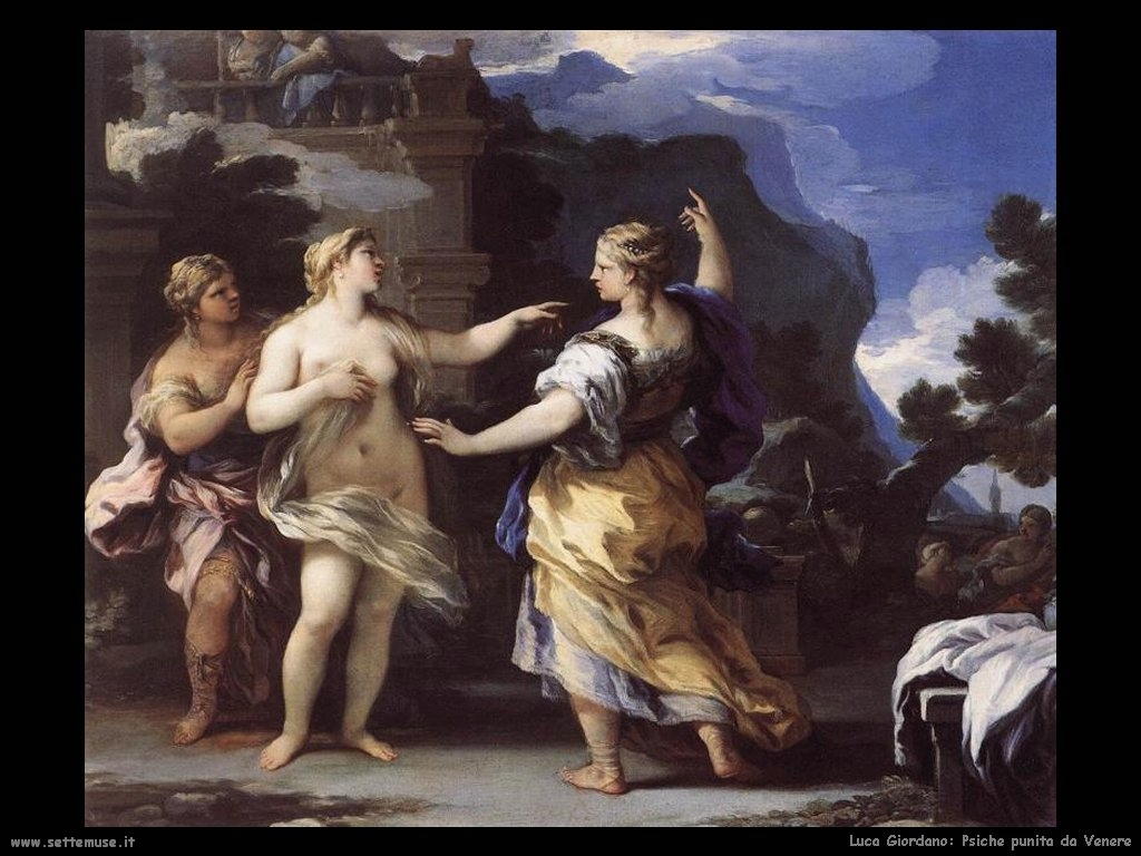 Luca Giordano Psiche punita da Venere (1702)