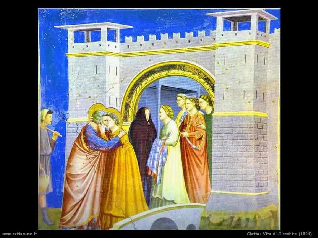 Bacio di Anna e Gioacchino - Giotto