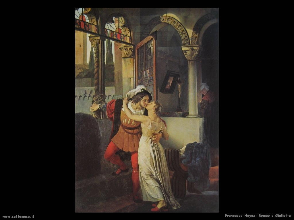 Francesco Hayez Ultimo bacio tra Romeo e Giulietta (1823)